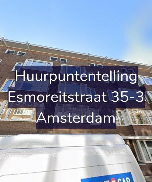 Foto gevel Huurpuntentelling voor Esmoreitstraat 35-3, Amsterdam