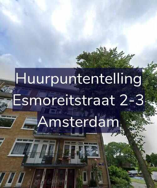 Foto gevel Huurpuntentelling voor Esmoreitstraat 2-3, Amsterdam