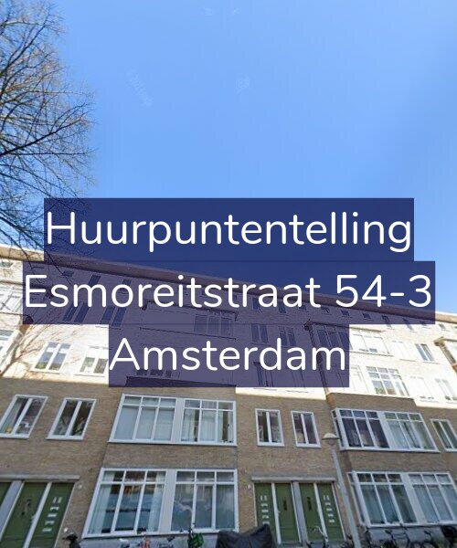 Foto gevel Huurpuntentelling voor Esmoreitstraat 54-3, Amsterdam