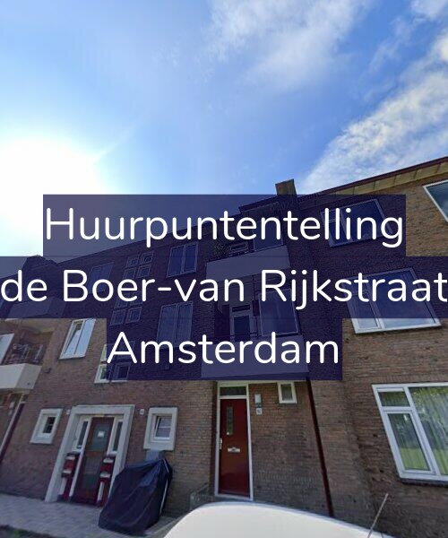 Foto gevel Huurpuntentelling voor Esther de Boer-van Rijkstraat 180-2, Amsterdam