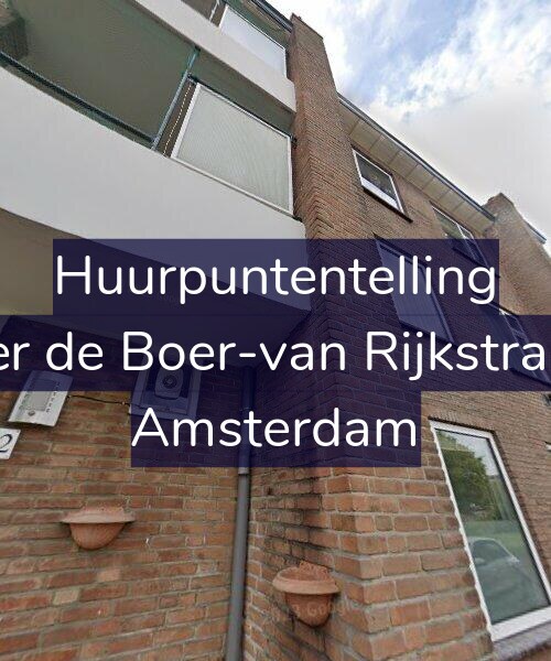 Foto gevel Huurpuntentelling voor Esther de Boer-van Rijkstraat 22, Amsterdam