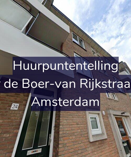 Foto gevel Huurpuntentelling voor Esther de Boer-van Rijkstraat 26-1, Amsterdam