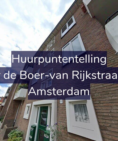 Foto gevel Huurpuntentelling voor Esther de Boer-van Rijkstraat 64-1, Amsterdam