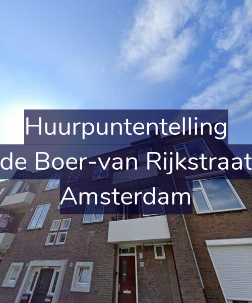 Foto gevel Huurpuntentelling voor Esther de Boer-van Rijkstraat 188-2, Amsterdam