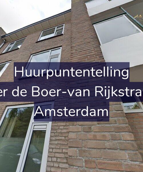 Foto gevel Huurpuntentelling voor Esther de Boer-van Rijkstraat 62, Amsterdam