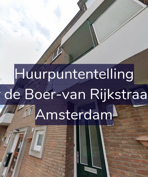 Foto gevel Huurpuntentelling voor Esther de Boer-van Rijkstraat 20-1, Amsterdam