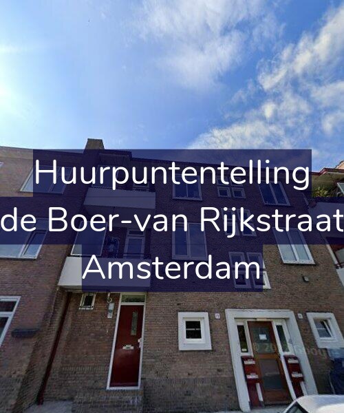 Foto gevel Huurpuntentelling voor Esther de Boer-van Rijkstraat 178-2, Amsterdam