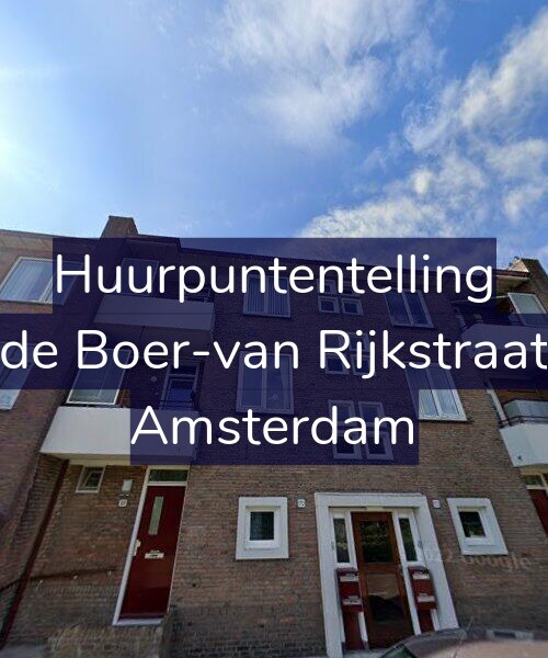 Foto gevel Huurpuntentelling voor Esther de Boer-van Rijkstraat 170-2, Amsterdam