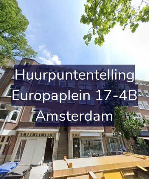 Foto gevel Huurpuntentelling voor Europaplein 17-4B, Amsterdam