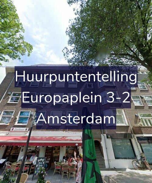 Foto gevel Huurpuntentelling voor Europaplein 3-2, Amsterdam