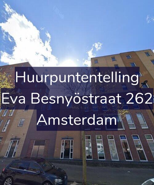 Foto gevel Huurpuntentelling voor Eva Besnyöstraat 262, Amsterdam