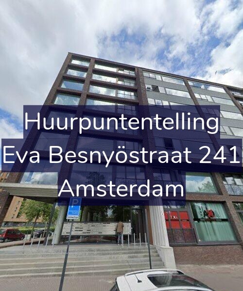 Foto gevel Huurpuntentelling voor Eva Besnyöstraat 241, Amsterdam