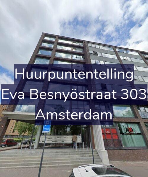 Foto gevel Huurpuntentelling voor Eva Besnyöstraat 303, Amsterdam