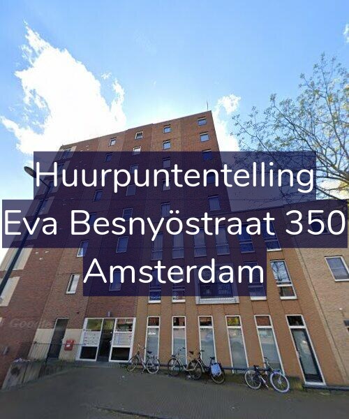 Foto gevel Huurpuntentelling voor Eva Besnyöstraat 350, Amsterdam