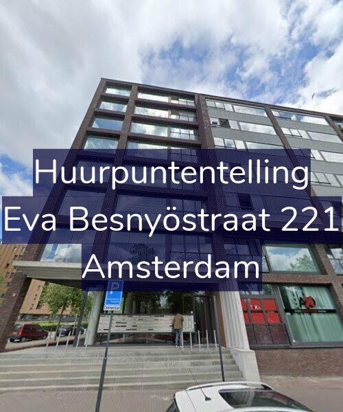 Foto gevel Huurpuntentelling voor Eva Besnyöstraat 221, Amsterdam