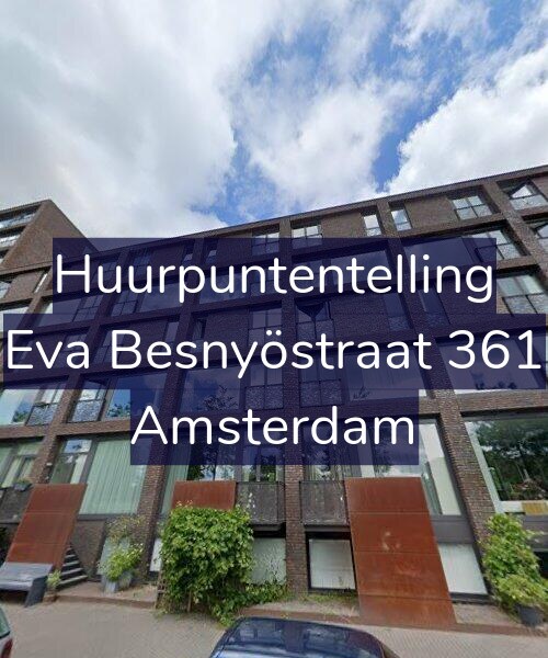Foto gevel Huurpuntentelling voor Eva Besnyöstraat 361, Amsterdam