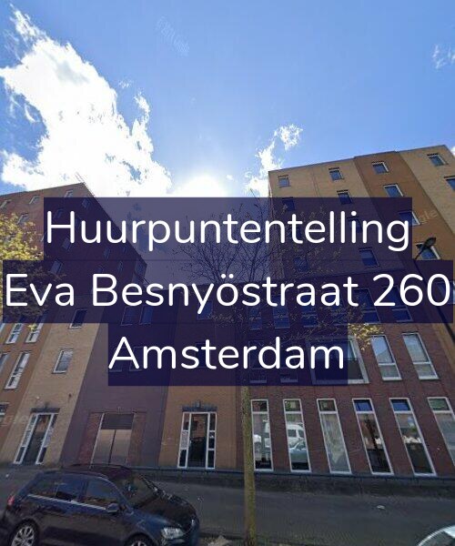 Foto gevel Huurpuntentelling voor Eva Besnyöstraat 260, Amsterdam
