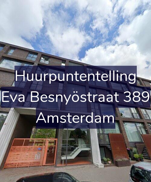Foto gevel Huurpuntentelling voor Eva Besnyöstraat 389, Amsterdam