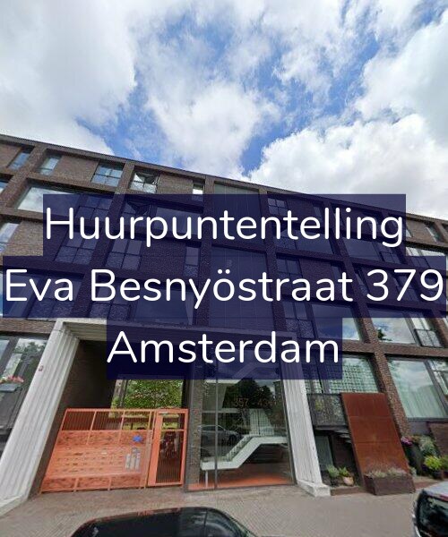 Foto gevel Huurpuntentelling voor Eva Besnyöstraat 379, Amsterdam
