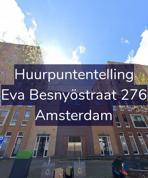 Foto gevel Huurpuntentelling voor Eva Besnyöstraat 276, Amsterdam