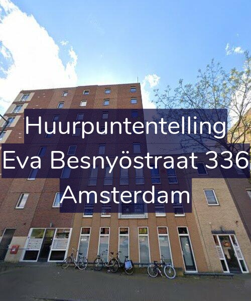 Foto gevel Huurpuntentelling voor Eva Besnyöstraat 336, Amsterdam
