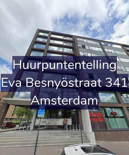 Foto gevel Huurpuntentelling voor Eva Besnyöstraat 341, Amsterdam