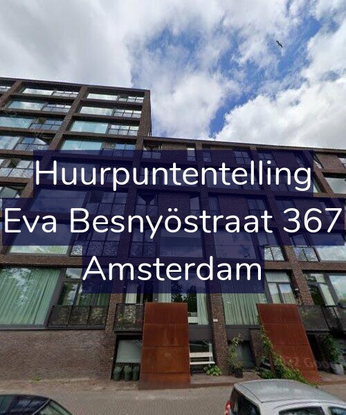 Foto gevel Huurpuntentelling voor Eva Besnyöstraat 367, Amsterdam