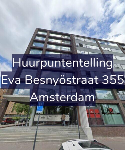 Foto gevel Huurpuntentelling voor Eva Besnyöstraat 355, Amsterdam