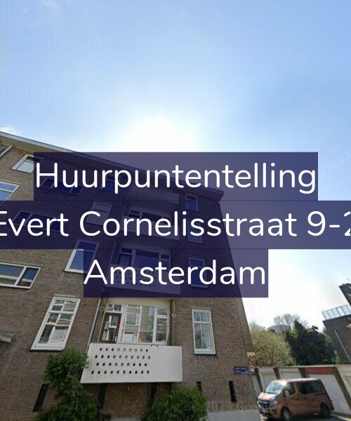 Foto gevel Huurpuntentelling voor Evert Cornelisstraat 9-2, Amsterdam