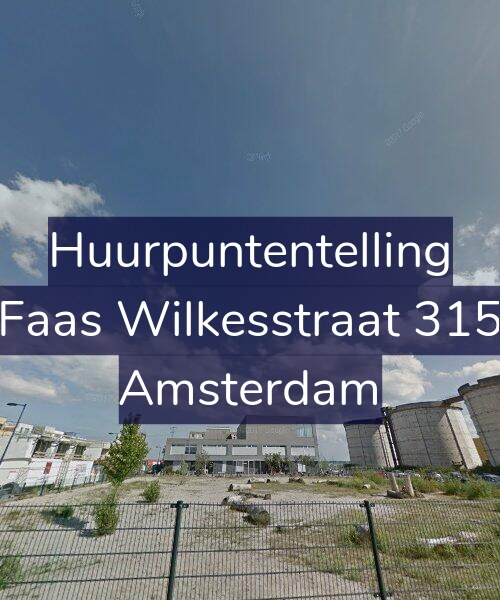 Foto gevel Huurpuntentelling voor Faas Wilkesstraat 315, Amsterdam