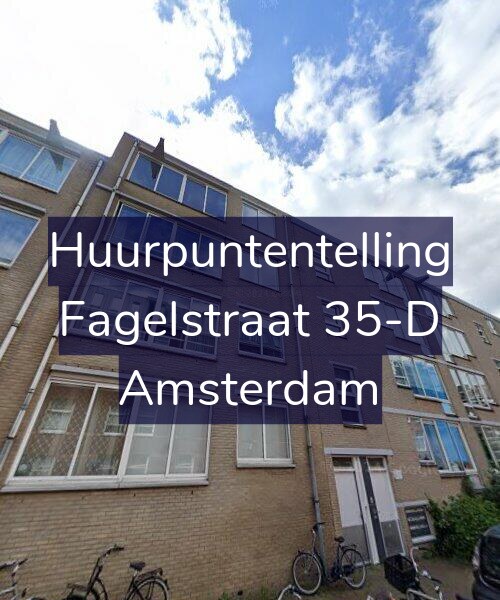 Foto gevel Huurpuntentelling voor Fagelstraat 35-D, Amsterdam