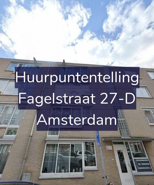 Foto gevel Huurpuntentelling voor Fagelstraat 27-D, Amsterdam