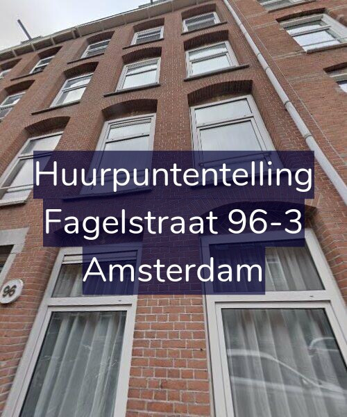 Foto gevel Huurpuntentelling voor Fagelstraat 96-3, Amsterdam