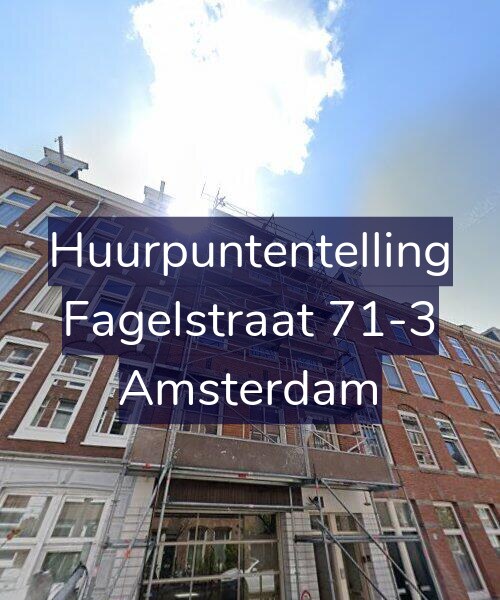 Foto gevel Huurpuntentelling voor Fagelstraat 71-3, Amsterdam