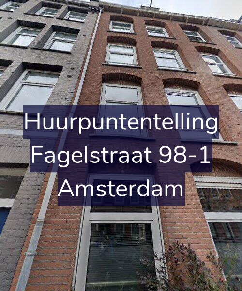 Foto gevel Huurpuntentelling voor Fagelstraat 98-1, Amsterdam
