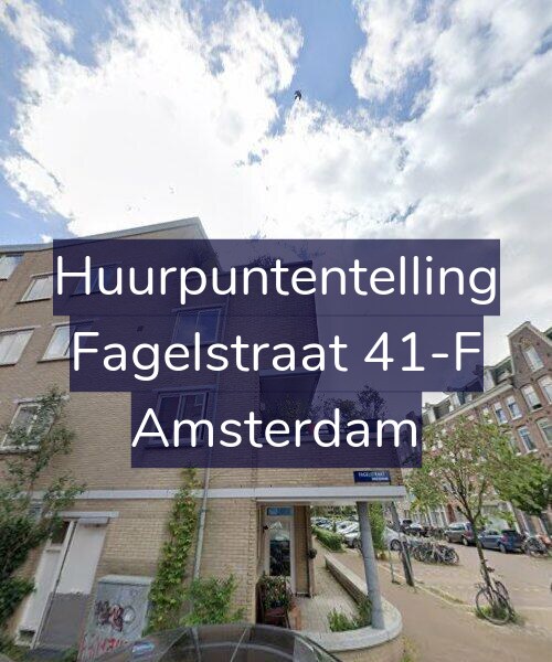 Foto gevel Huurpuntentelling voor Fagelstraat 41-F, Amsterdam