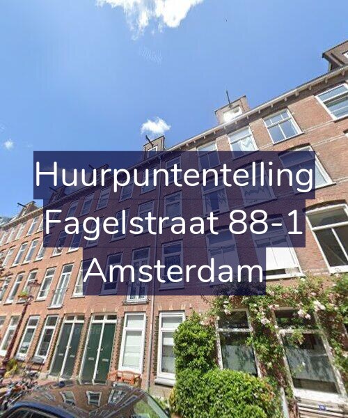 Foto gevel Huurpuntentelling voor Fagelstraat 88-1, Amsterdam