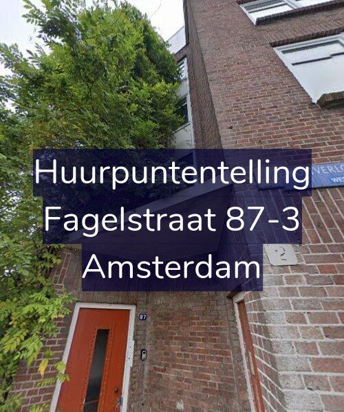 Foto gevel Huurpuntentelling voor Fagelstraat 87-3, Amsterdam