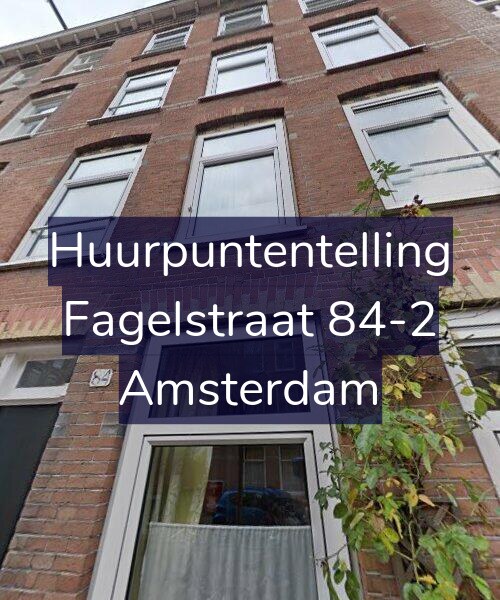 Foto gevel Huurpuntentelling voor Fagelstraat 84-2, Amsterdam