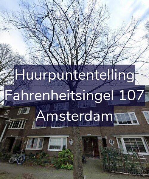Foto gevel Huurpuntentelling voor Fahrenheitsingel 107, Amsterdam