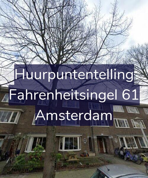 Foto gevel Huurpuntentelling voor Fahrenheitsingel 61, Amsterdam
