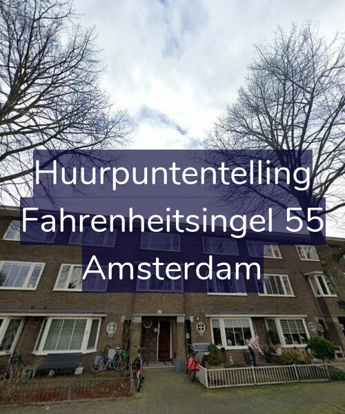 Foto gevel Huurpuntentelling voor Fahrenheitsingel 55, Amsterdam