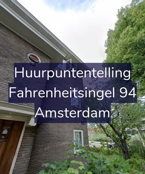 Foto gevel Huurpuntentelling voor Fahrenheitsingel 94, Amsterdam