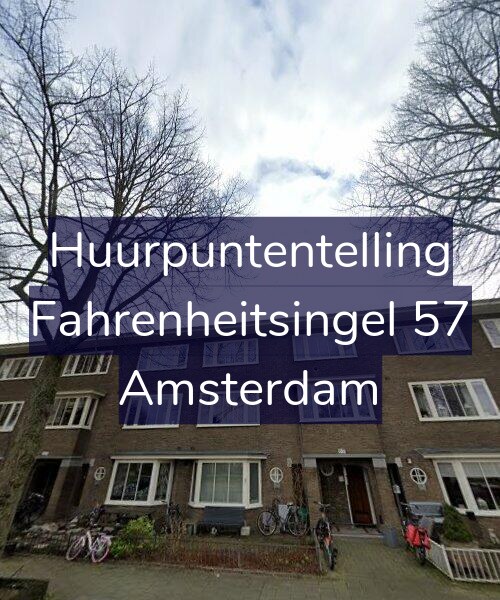 Foto gevel Huurpuntentelling voor Fahrenheitsingel 57, Amsterdam