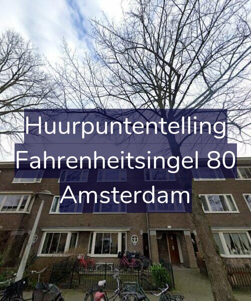 Foto gevel Huurpuntentelling voor Fahrenheitsingel 80, Amsterdam