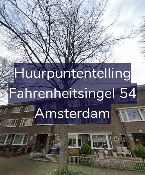 Foto gevel Huurpuntentelling voor Fahrenheitsingel 54, Amsterdam