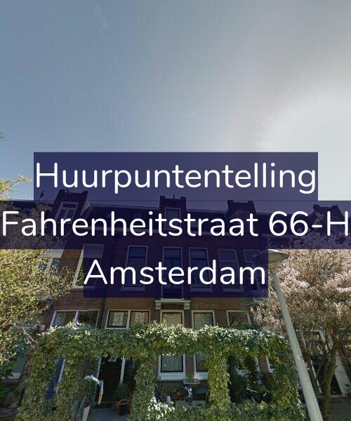 Foto gevel Huurpuntentelling voor Fahrenheitstraat 66-H, Amsterdam