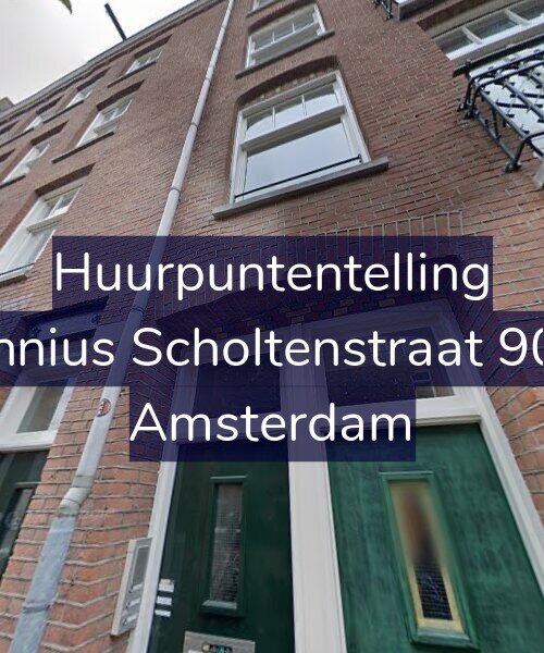 Foto gevel Huurpuntentelling voor Fannius Scholtenstraat 90-3, Amsterdam