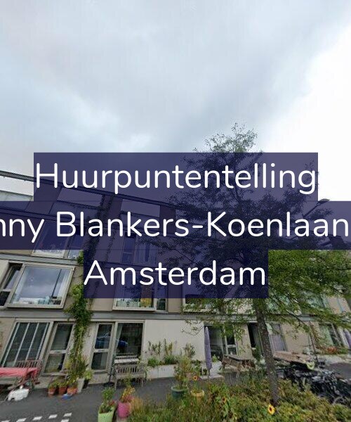 Foto gevel Huurpuntentelling voor Fanny Blankers-Koenlaan 12, Amsterdam