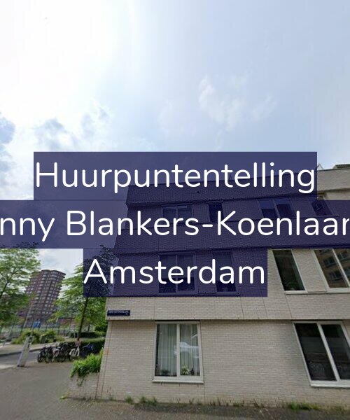 Foto gevel Huurpuntentelling voor Fanny Blankers-Koenlaan 1, Amsterdam